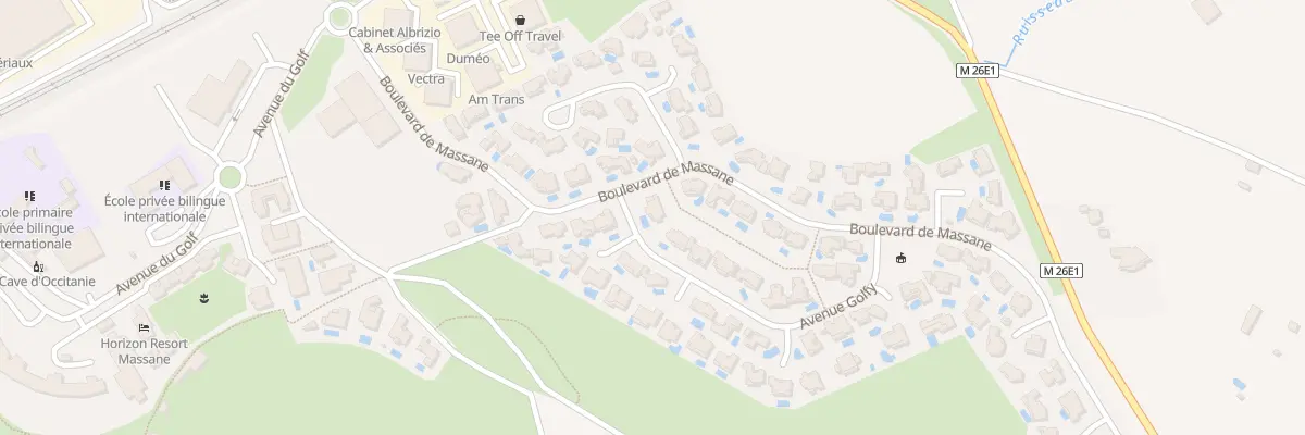 Plan du 1 Av de Golfy à Baillargues