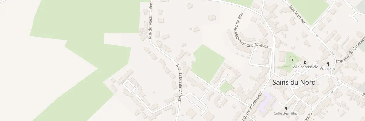 Plan du 30 Rue du Moulin à Vent à Sains-du-Nord
