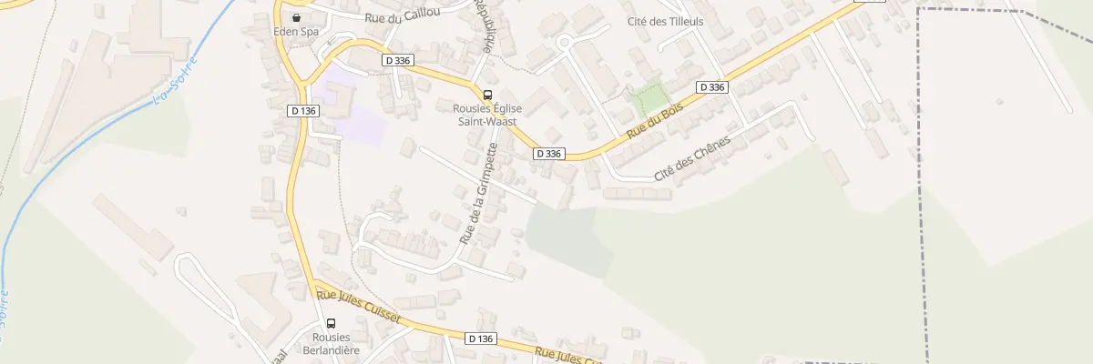 Plan du 6 Rue du Bois à Rousies