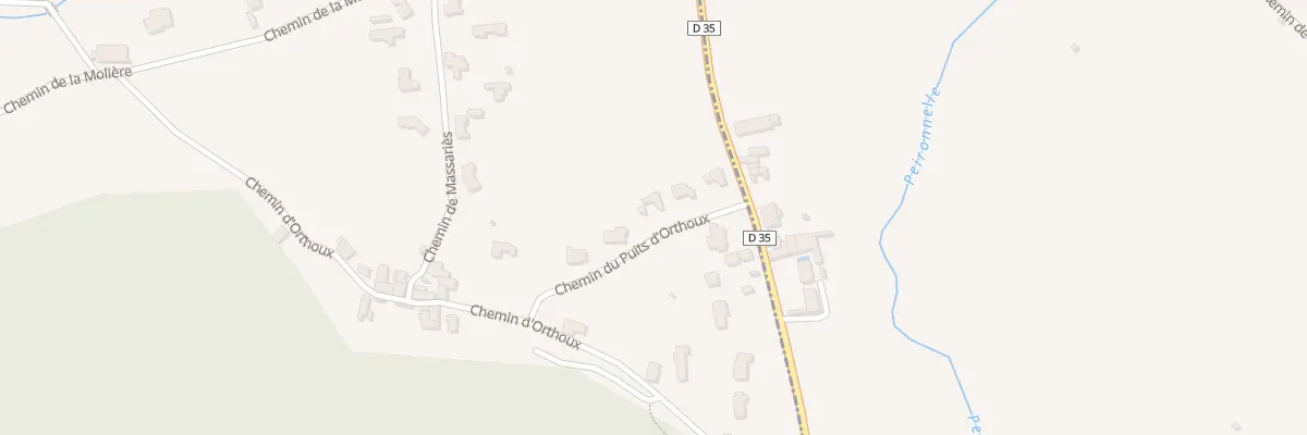 Plan du 60 Che du Puits d’Orthoux à Tornac