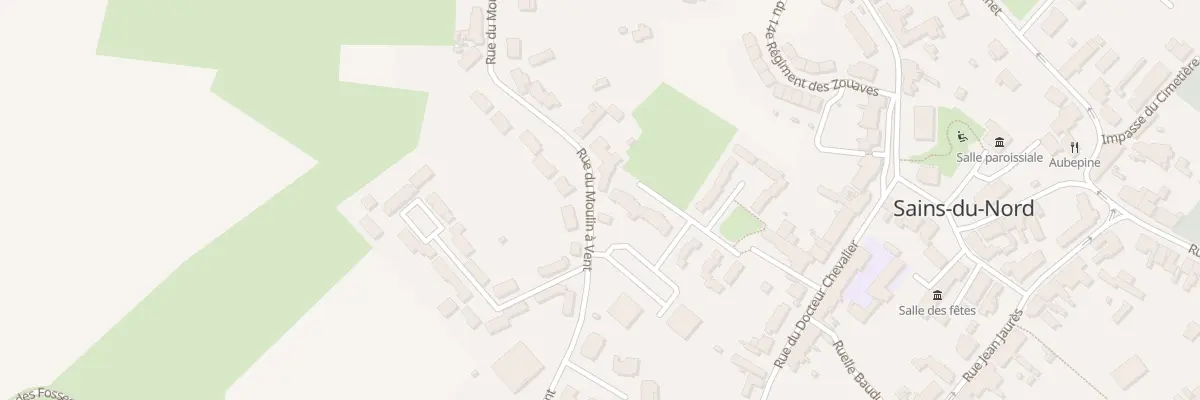 Plan du 26 Rue du Moulin à Vent à Sains-du-Nord