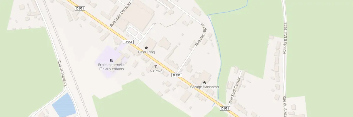 Plan du 27 Rue Sadi Carnot à Sains-du-Nord