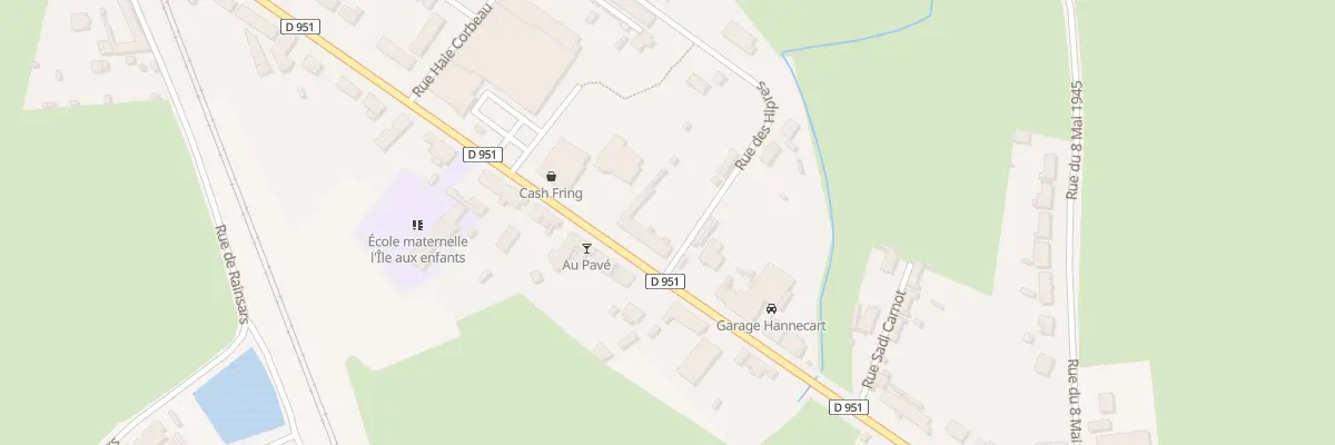 Plan du 29 Rue Sadi Carnot à Sains-du-Nord