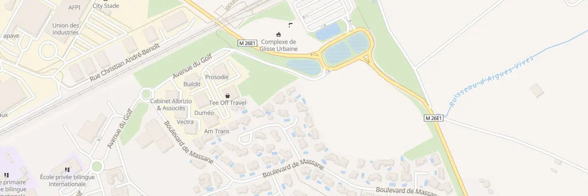 Plan du 3 All Alicante à Baillargues