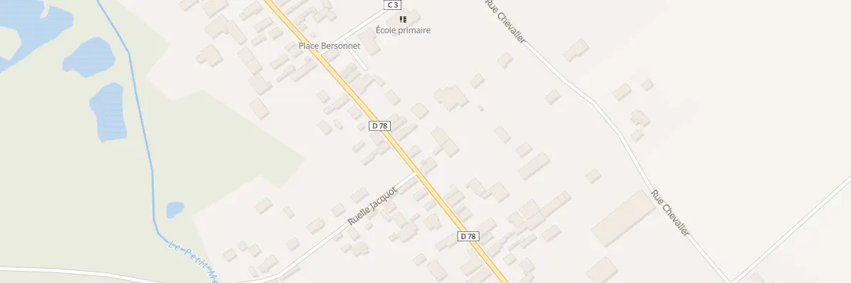 Plan du 82 Rue General de Gaulle à Mergey