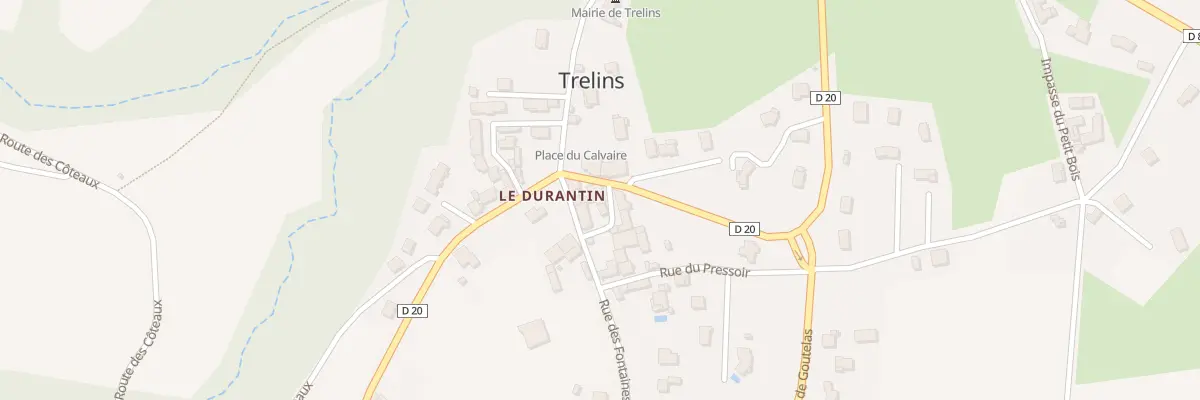 Plan du 2 Pas de la Traboule à Trelins