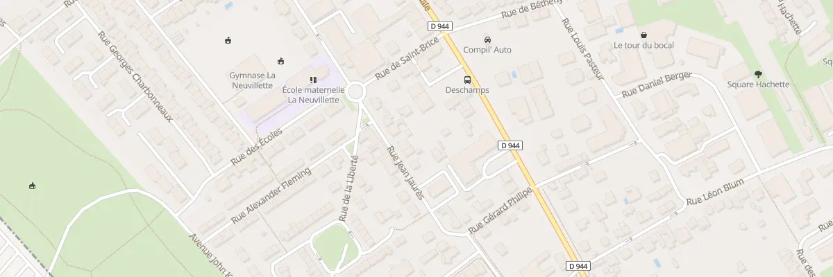 Plan du 22 Rue Jean Jaures Neuv à Reims