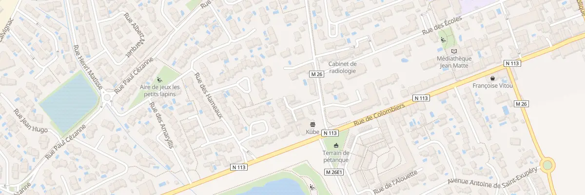 Plan du 5 Rue du Coustoulies à Baillargues