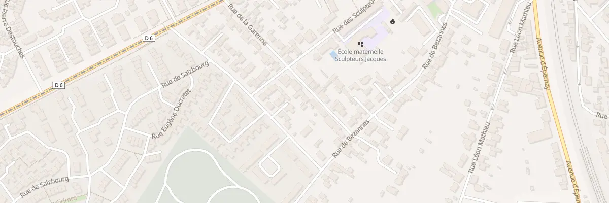 Plan du 11 Rue de la Garenne à Reims