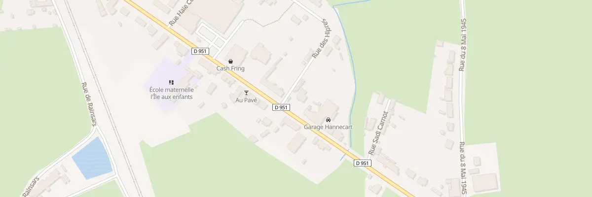 Plan du 45 Rue Sadi Carnot à Sains-du-Nord