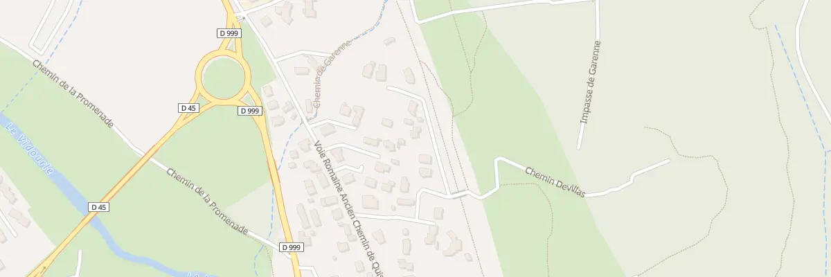 Plan du 239 Che des Pénariès à Quissac