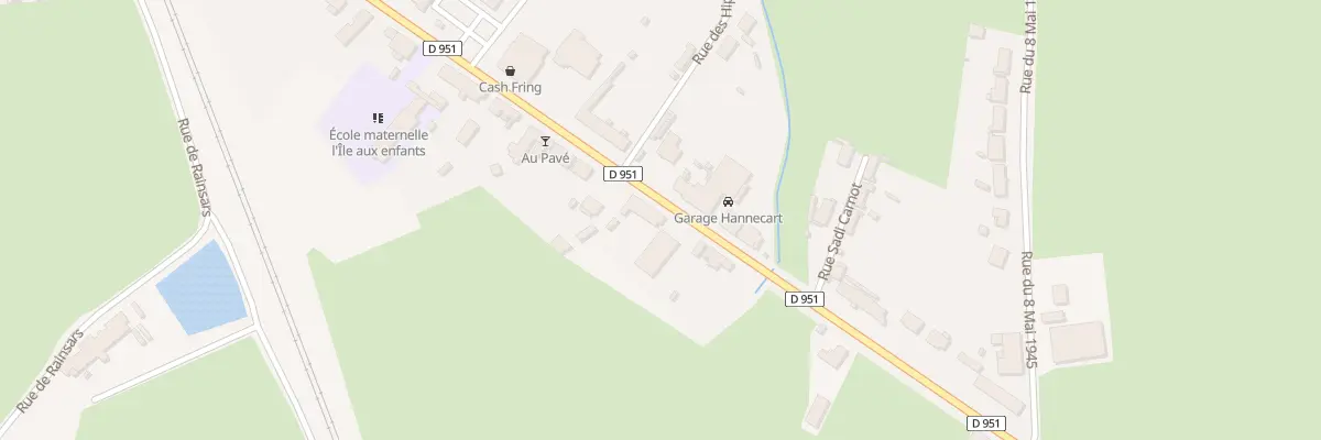 Plan du 78 Rue Sadi Carnot à Sains-du-Nord