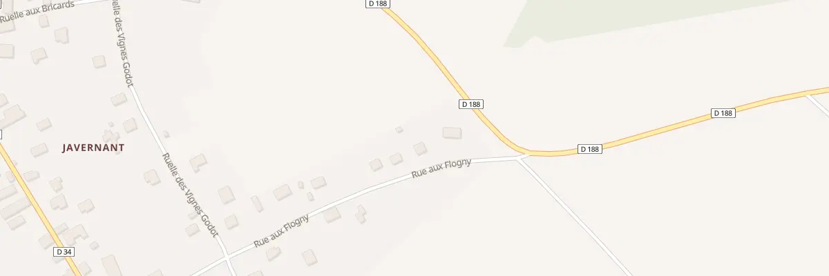 Plan du 15 Rte de Flogny à Javernant