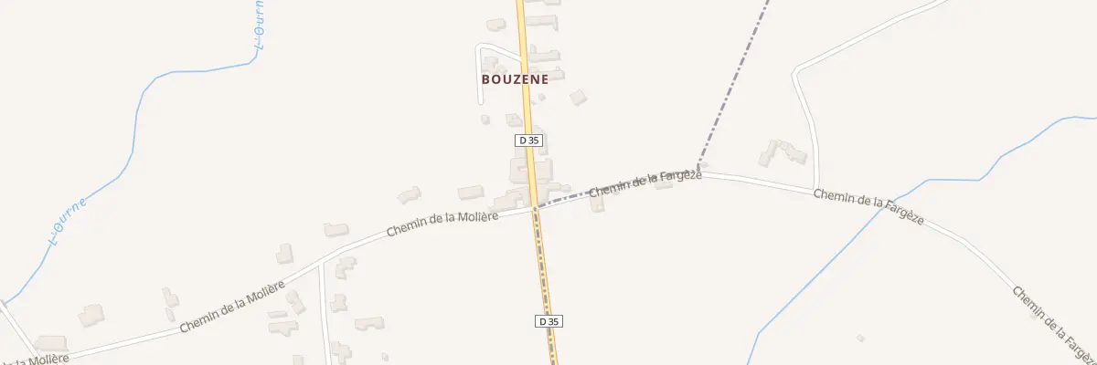 Plan du 35 Che de la Fargèze à Tornac