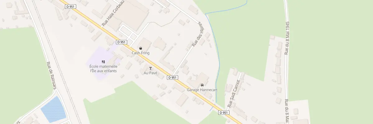 Plan du 47 Rue Sadi Carnot à Sains-du-Nord
