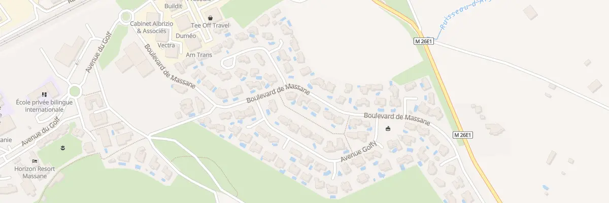 Plan du 20 Bd de Massane à Baillargues