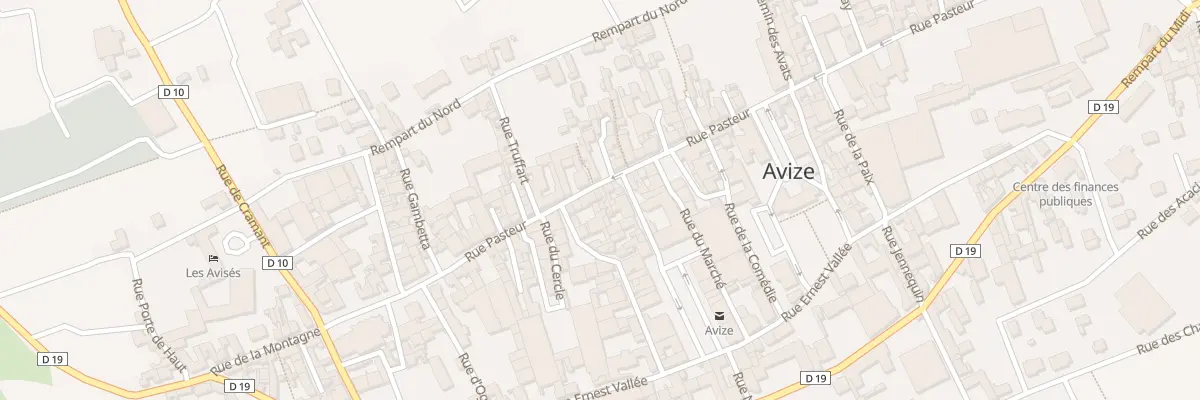 Plan du 45 Rue Pasteur à Avize