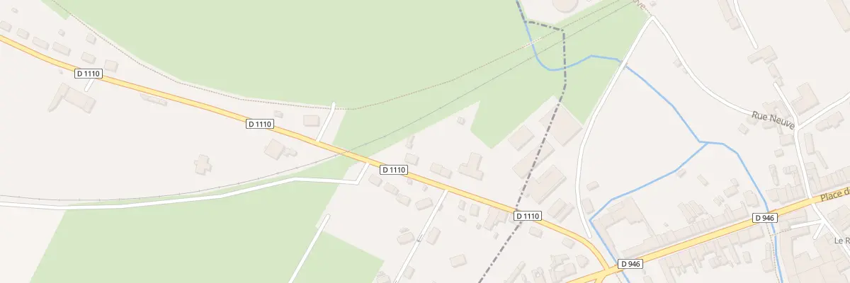Plan du 1 Rue du Stade à Chaourse