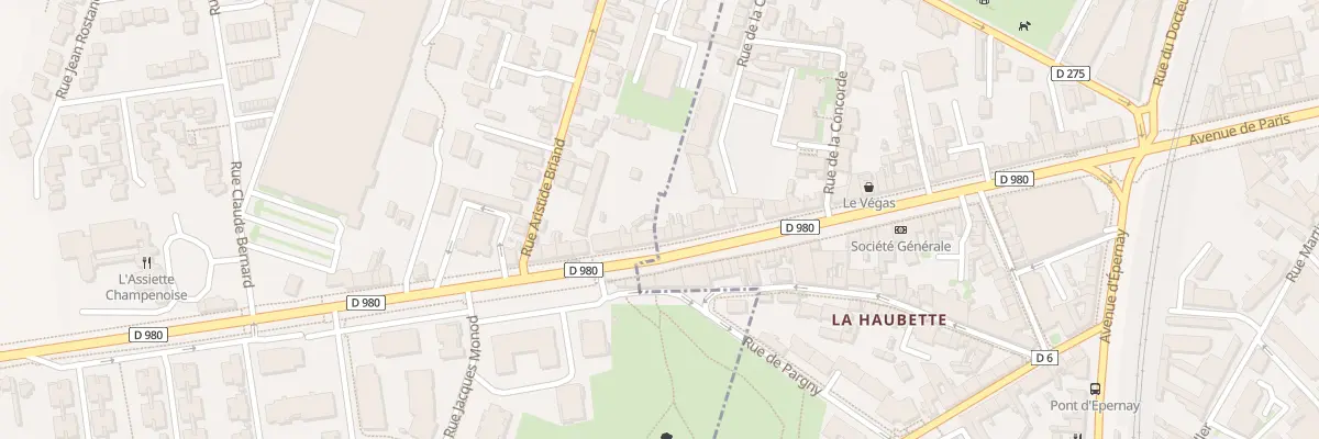 Plan du 120 Av de Paris à Reims