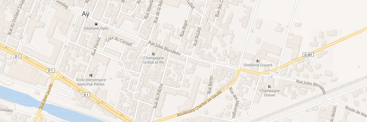 Plan du 43 Rue Jules Blondeau à Aÿ-Champagne