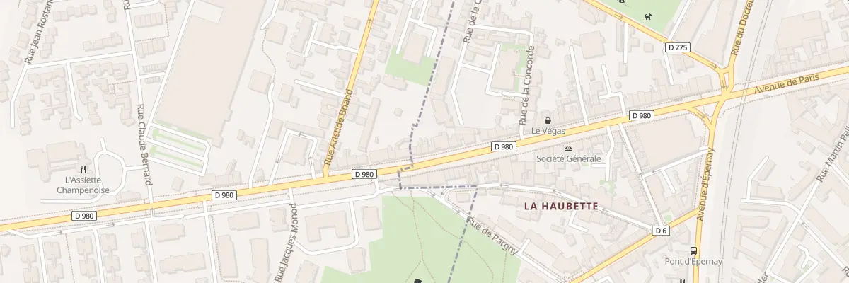 Plan du 116 Av de Paris à Reims