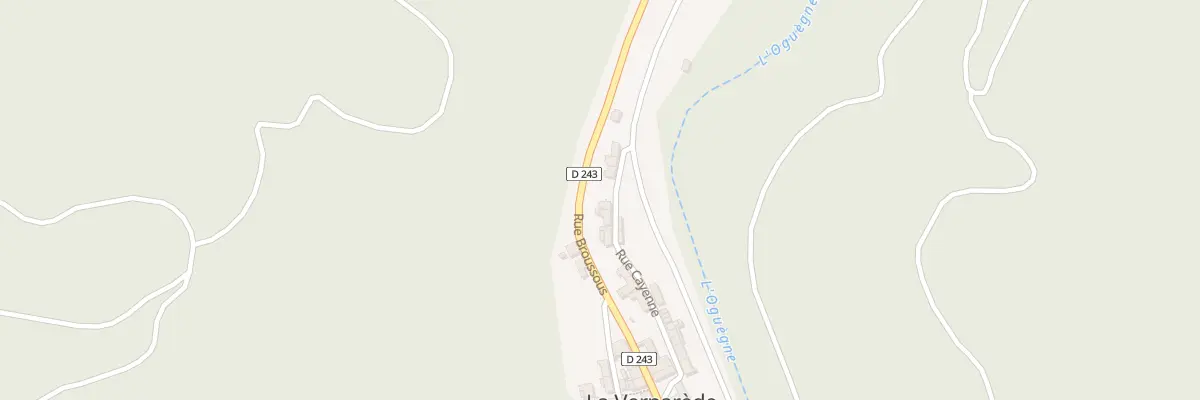 Plan du 5053 Rue de Cayenne à La Vernarède