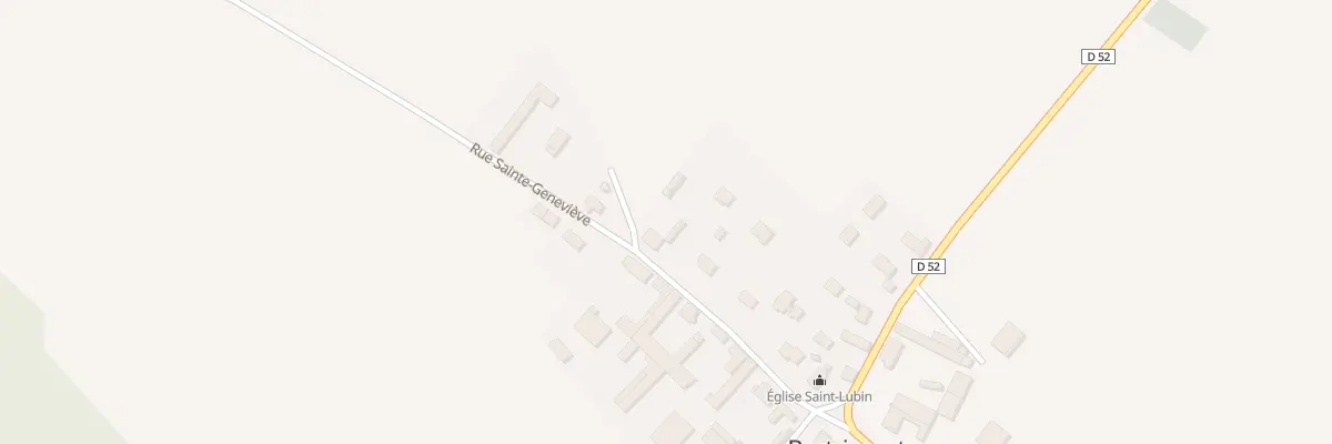 Plan du 14 Rue Ste Genevieve à Bertricourt
