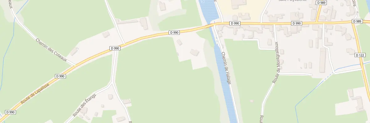 Plan du 105 Rte de Lapalisse à Chambilly