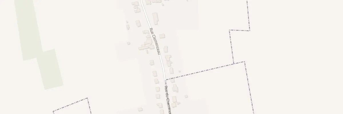 Plan du 87 Rue Clemenceau à Rousies
