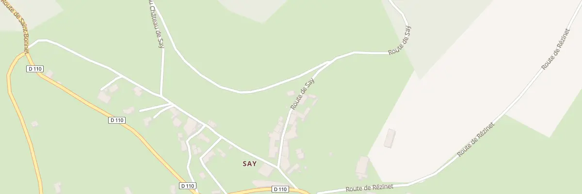 Plan du 2800 Rte de Say à Marcilly-le-Châtel