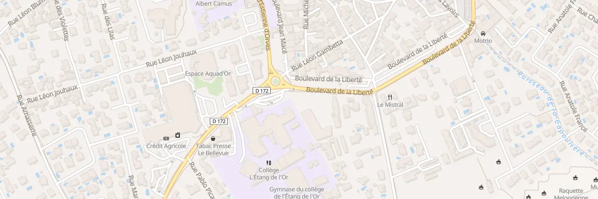 Plan du 453 Bd de la Liberté à Mauguio