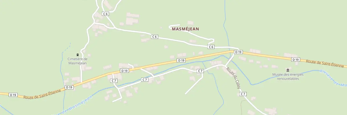 Plan du 5237 Masmejean à Saint-Étienne-de-Lugdarès
