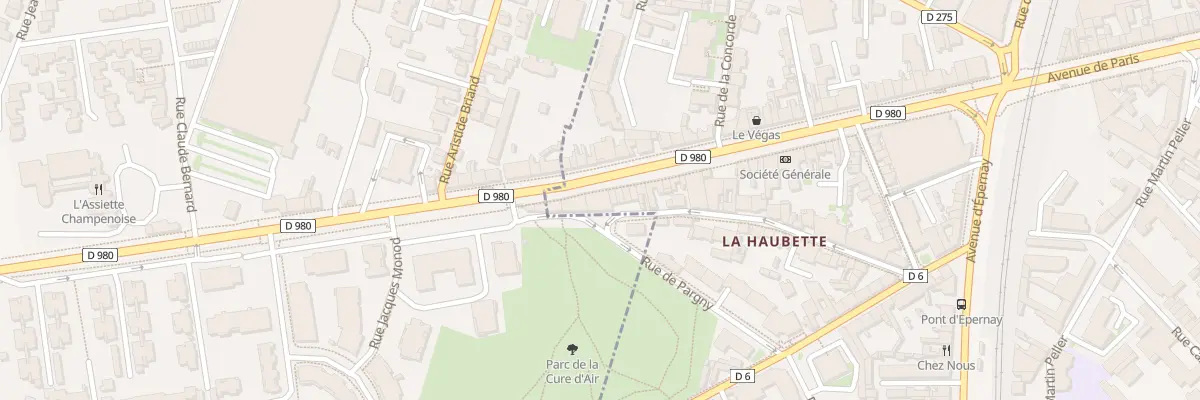 Plan du 83 Av de Paris à Reims