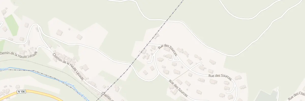 Plan du 13 Rue des Sources à La Grand-Combe