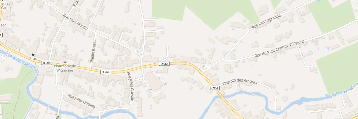 Plan du 14 Rue Camille Desmoulins à Wignehies
