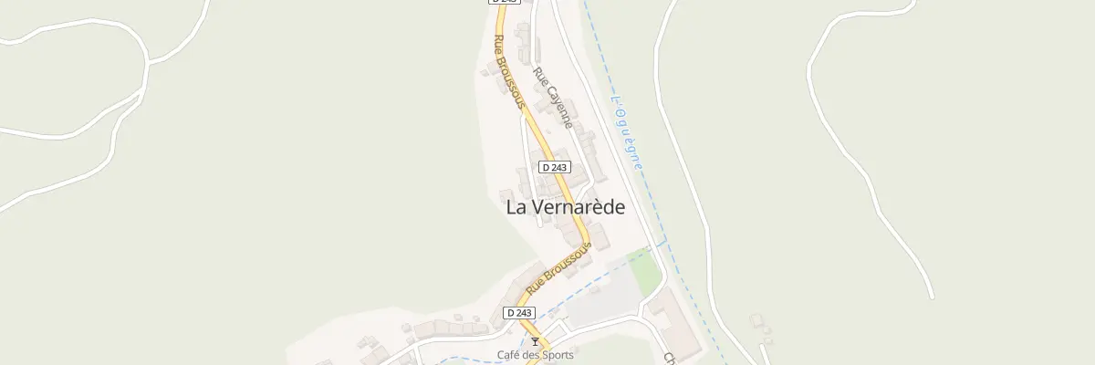Plan du 1 Rue du Haut Broussous à La Vernarède