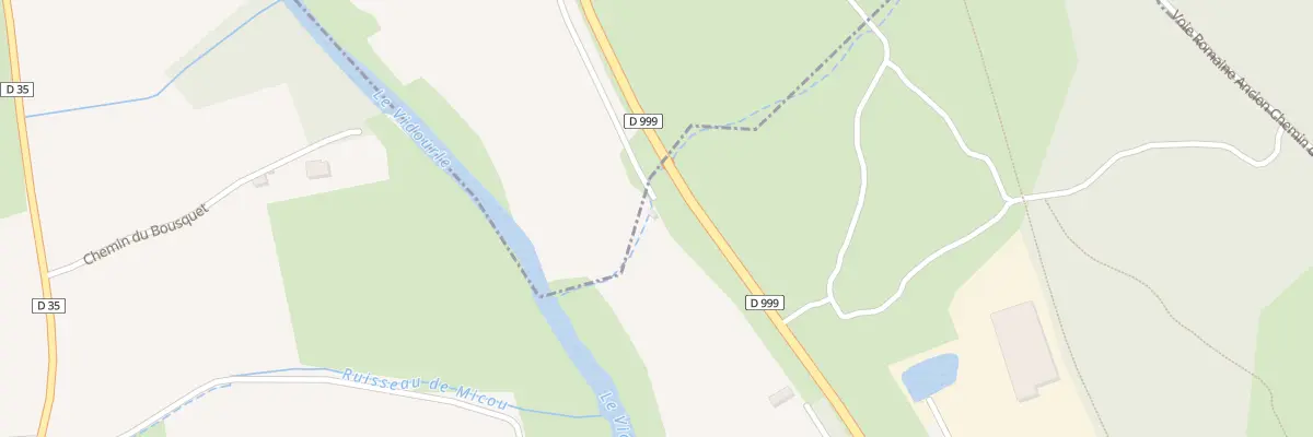 Plan du 2 Che Bas Garrigue à Liouc