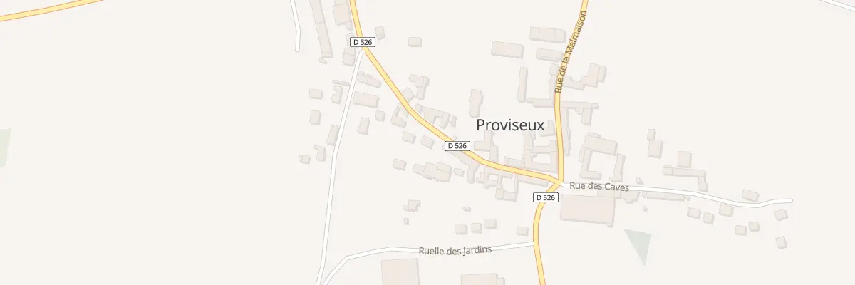Plan du 13A Rue de Prouvais à Proviseux-et-Plesnoy