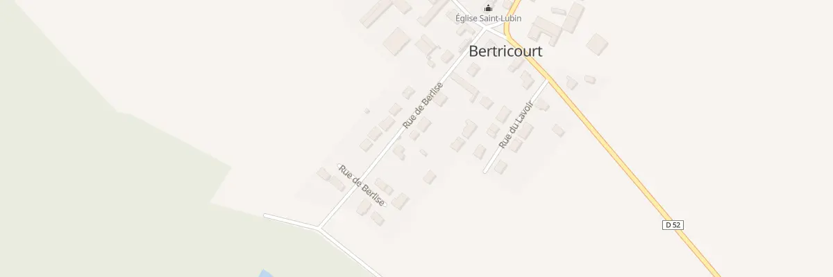 Plan du 9 Rue de Berlise à Bertricourt