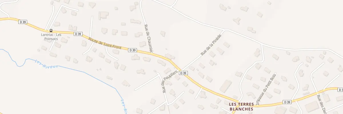 Plan du 35 Rte de Saint Front à Lantriac