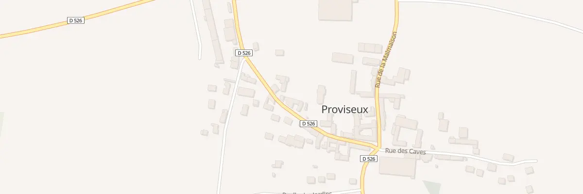 Plan du 12 Rue de Prouvais à Proviseux-et-Plesnoy