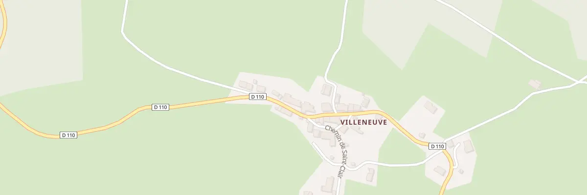 Plan du 5130 Villeneuve à Lachapelle-Graillouse