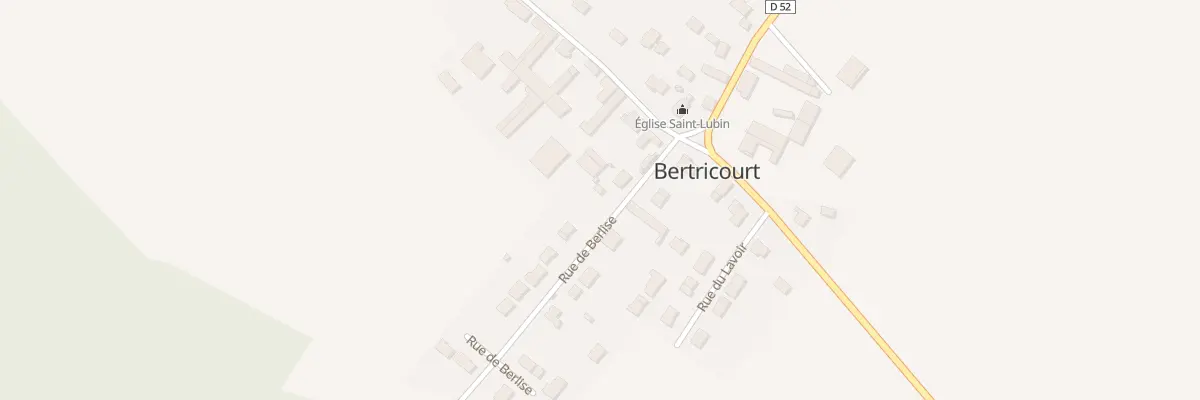 Plan du 4 Rue de Berlise à Bertricourt