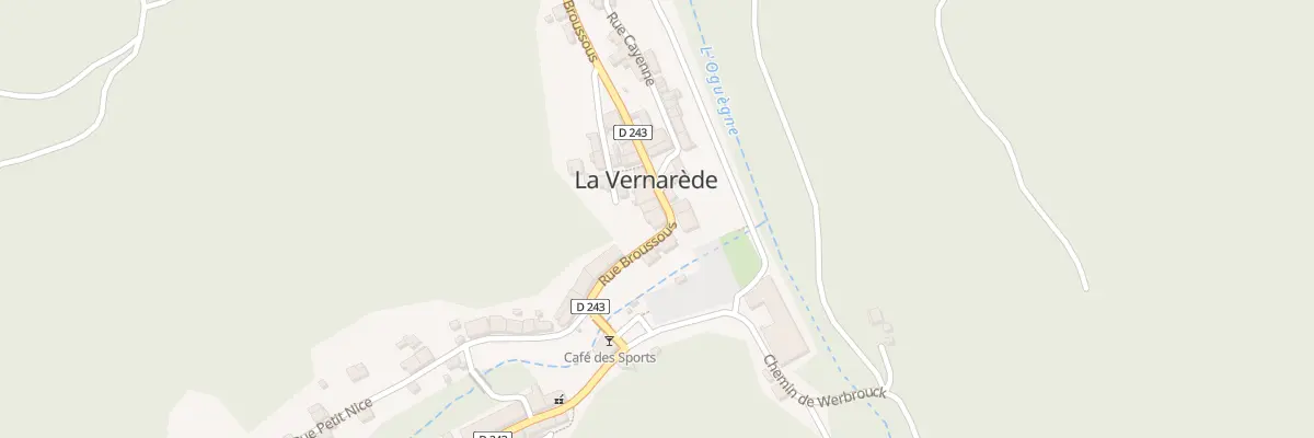 Plan du 5034 Rue de Broussous à La Vernarède