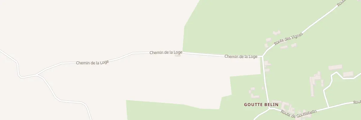 Plan du 223 Che de la Loge à Bussy-Albieux