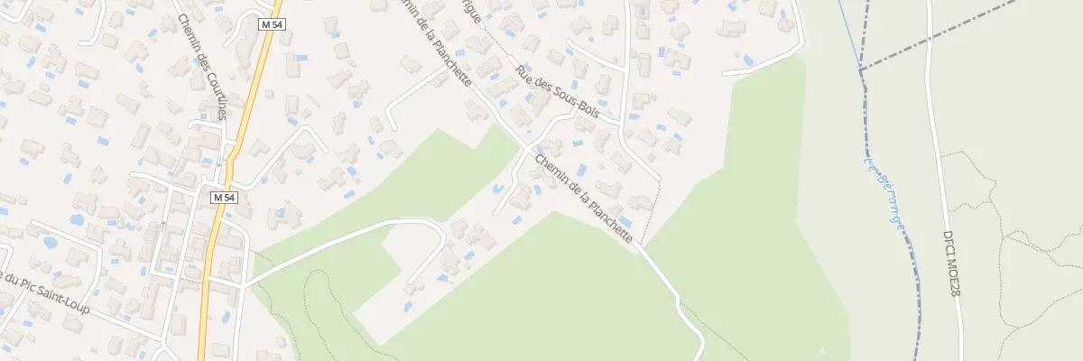 Plan du 1 Lot Le Franc Bois à Sussargues