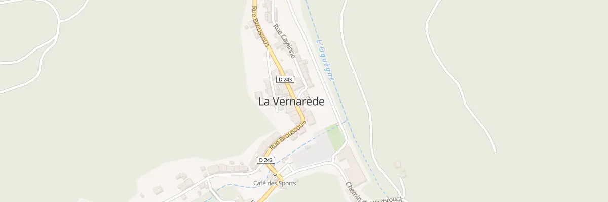 Plan du 2 Rue de Broussous à La Vernarède