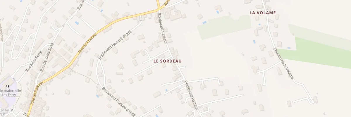 Plan du 37 Bd Pasteur à Boën-sur-Lignon