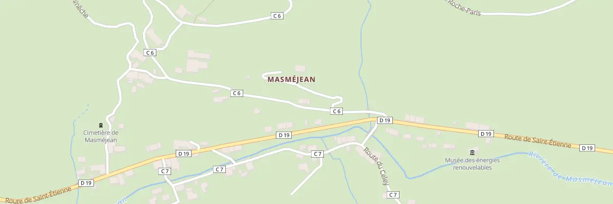 Plan du 5247 Masmejean à Saint-Étienne-de-Lugdarès