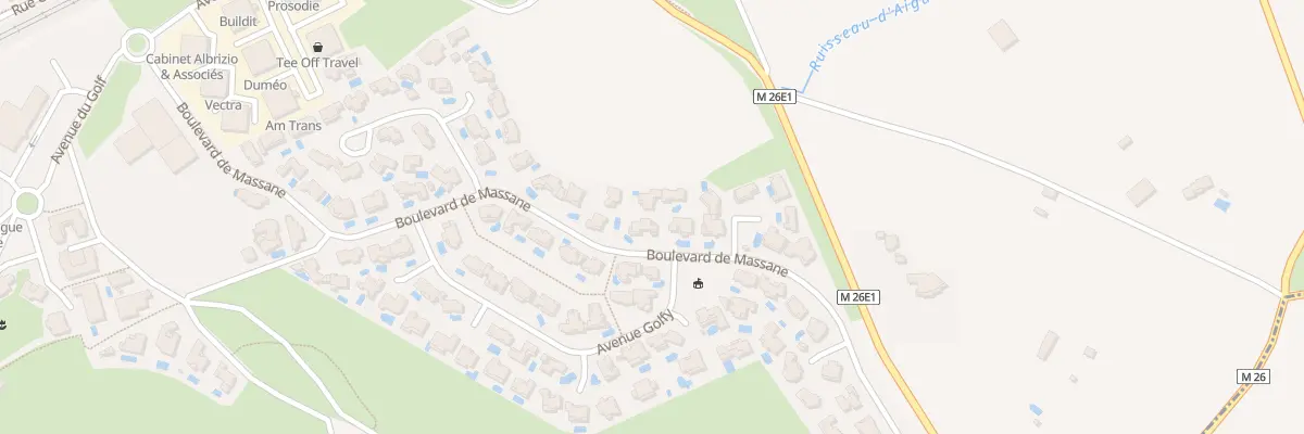 Plan du 31 Bd de Massane à Baillargues